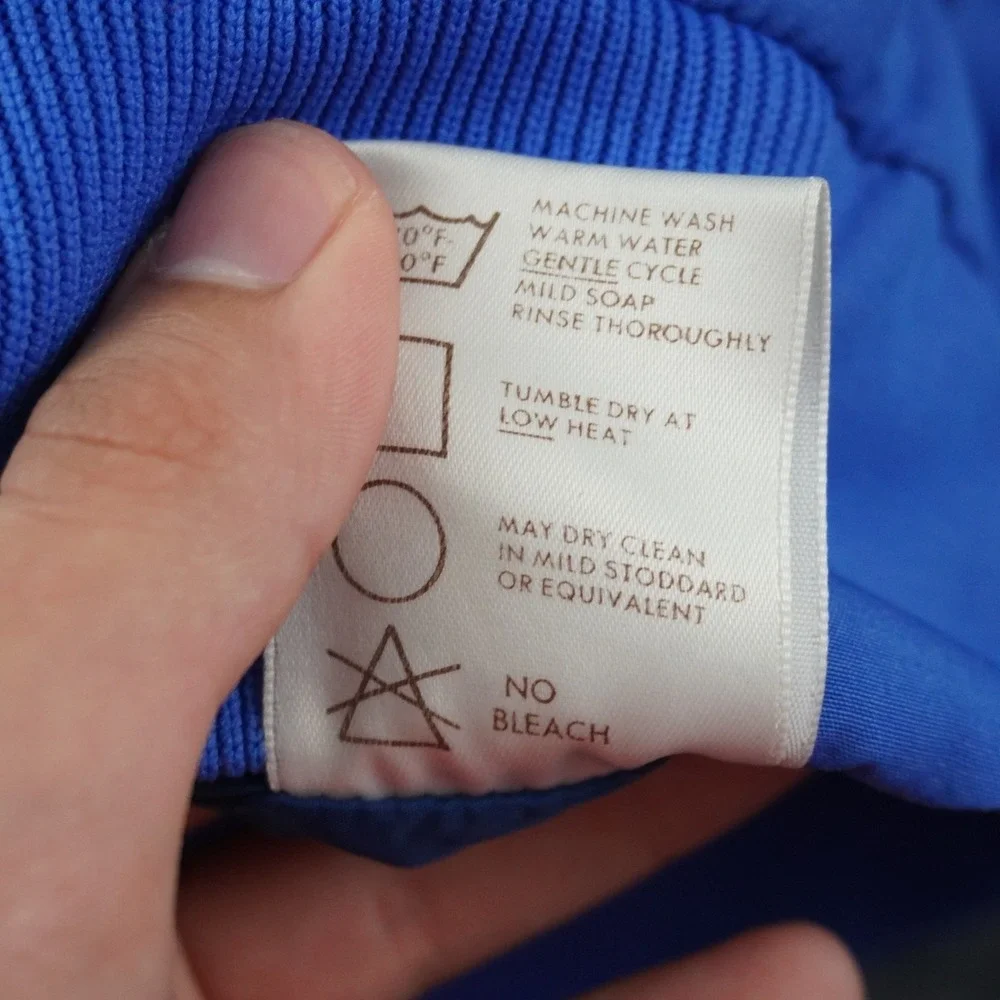 The North Face Windbreaker Mens Large Blue Vintage 80s USA Made Talon Zip